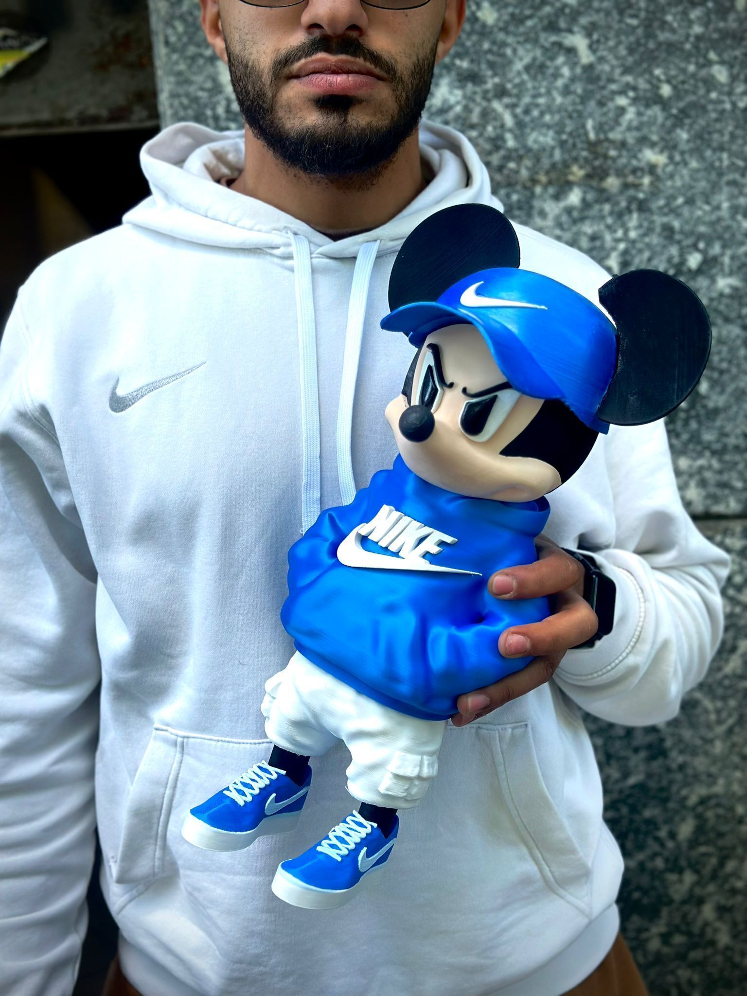 Mickey Mouse Urban Vibes Fan Art Ready To Print Multiparts  3D print model_1