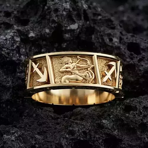 Horoscope Sagittarius Ring v2