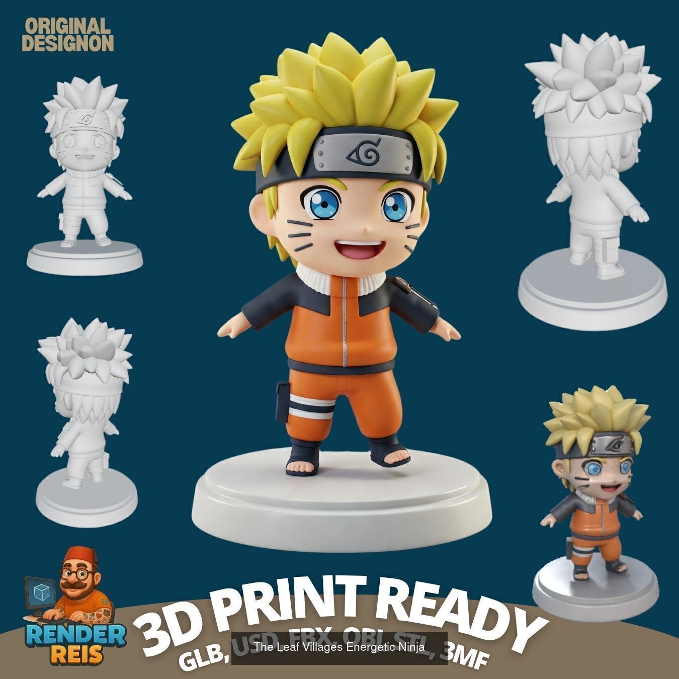 27 Mini Hero Figures  3D Printable Character Collection Set _30
