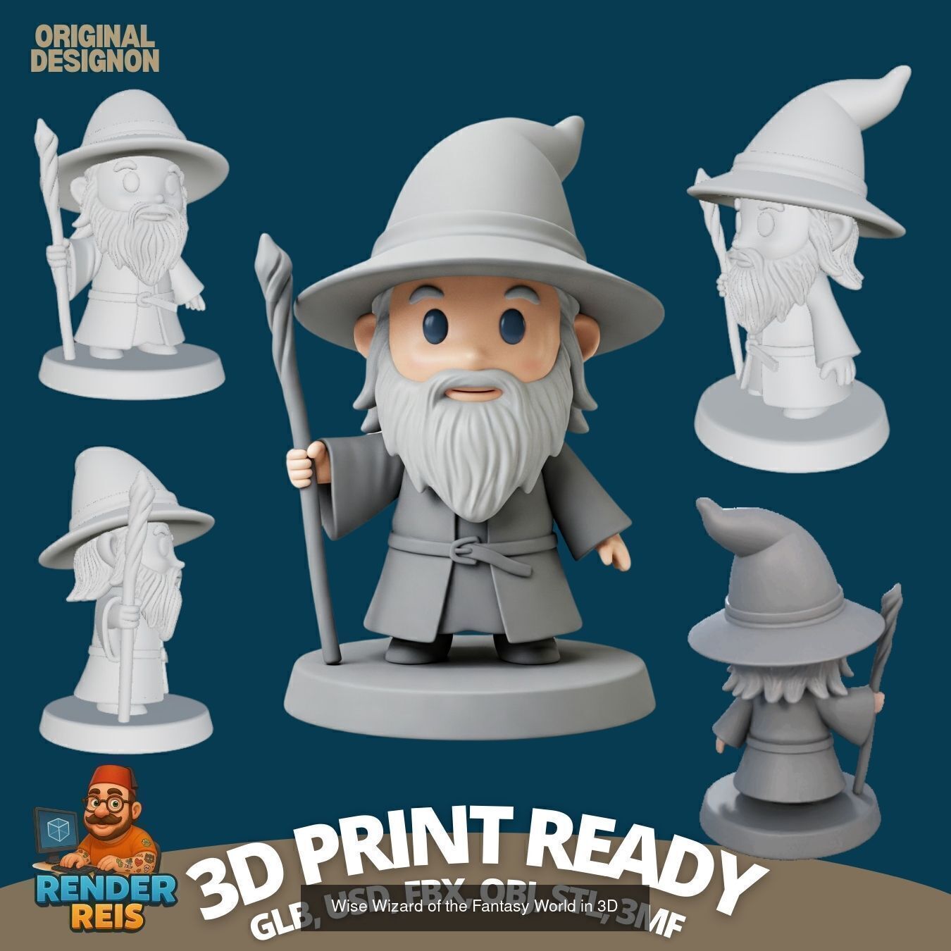 27 Mini Hero Figures  3D Printable Character Collection Set _5