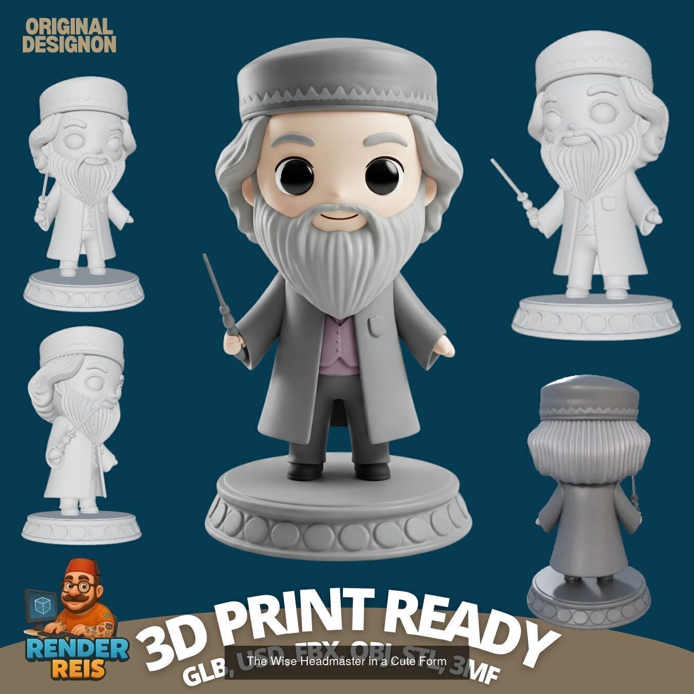 27 Mini Hero Figures  3D Printable Character Collection Set _24