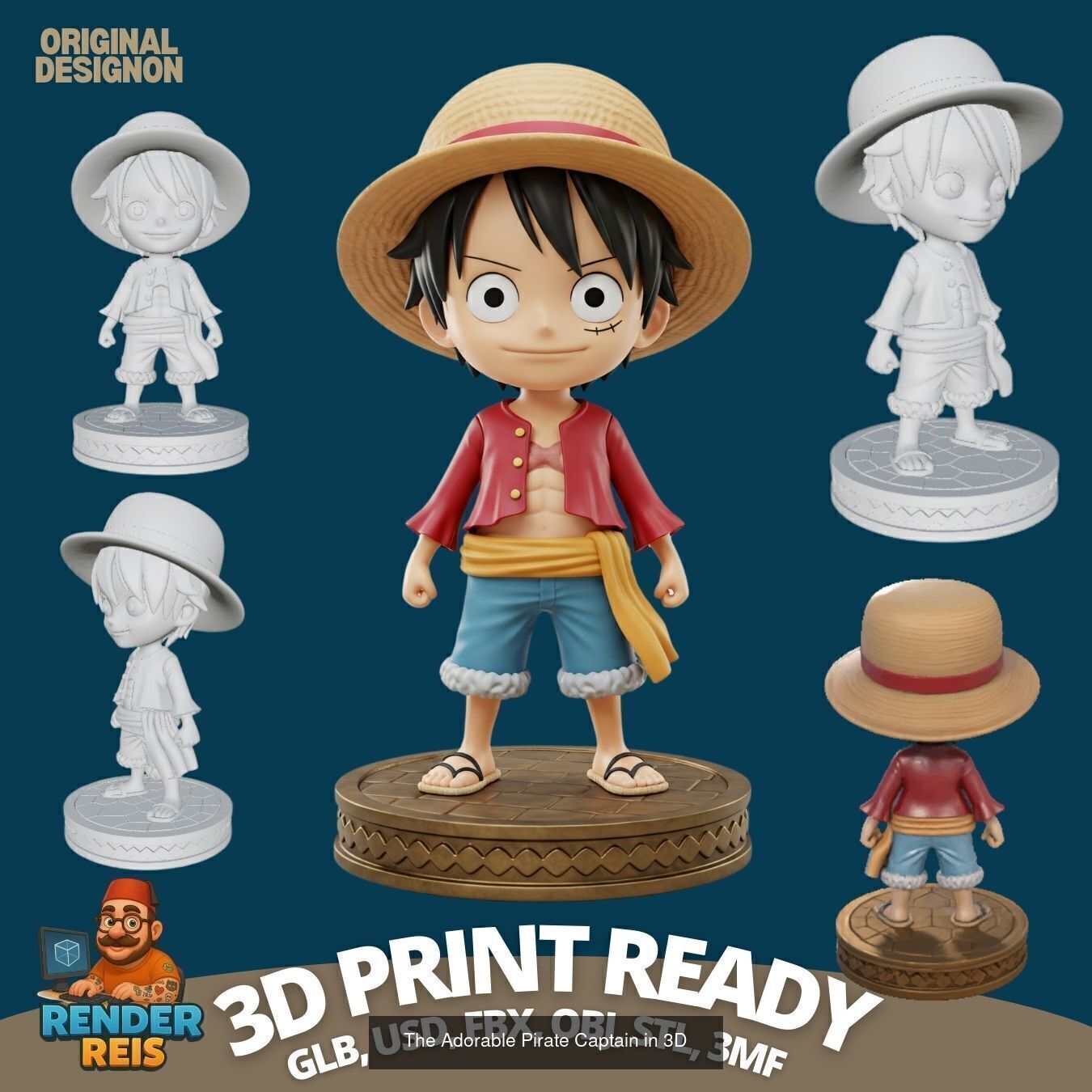 27 Mini Hero Figures  3D Printable Character Collection Set _17