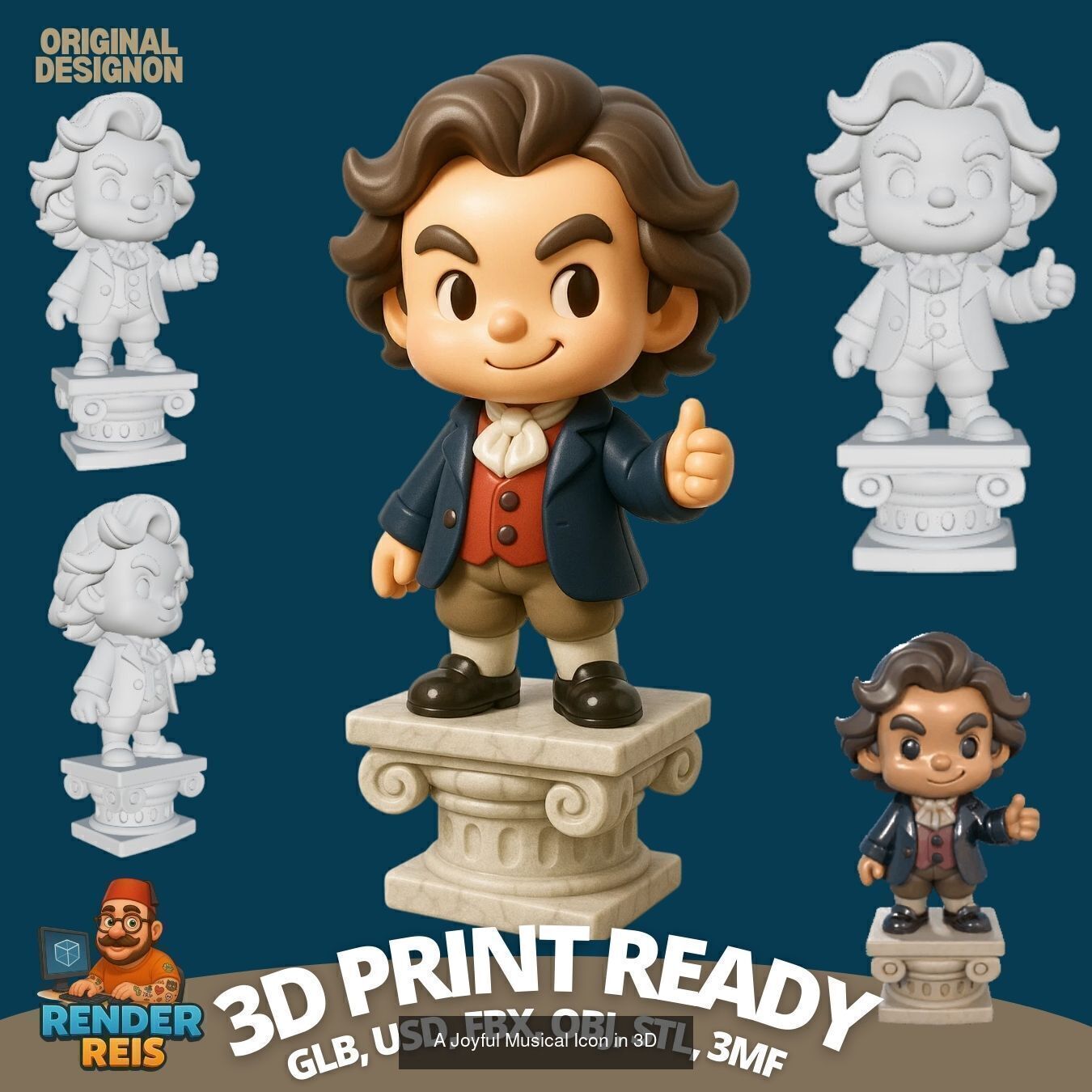 27 Mini Hero Figures  3D Printable Character Collection Set _4