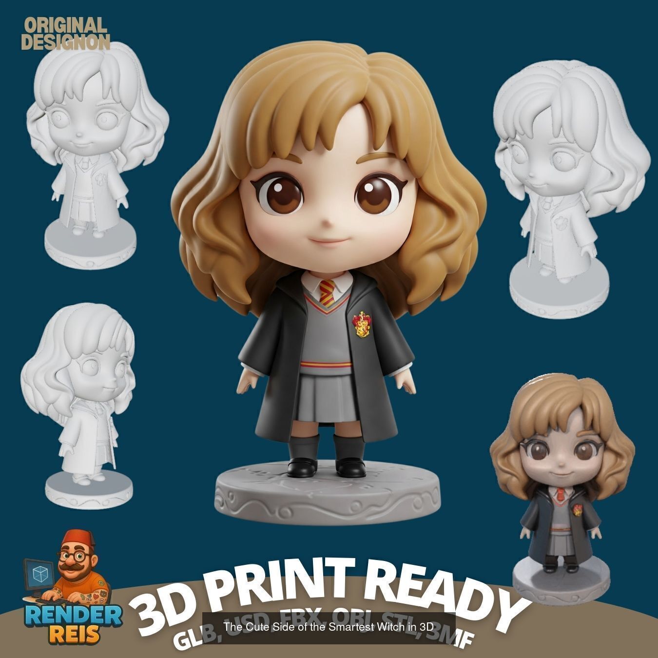 27 Mini Hero Figures  3D Printable Character Collection Set _16