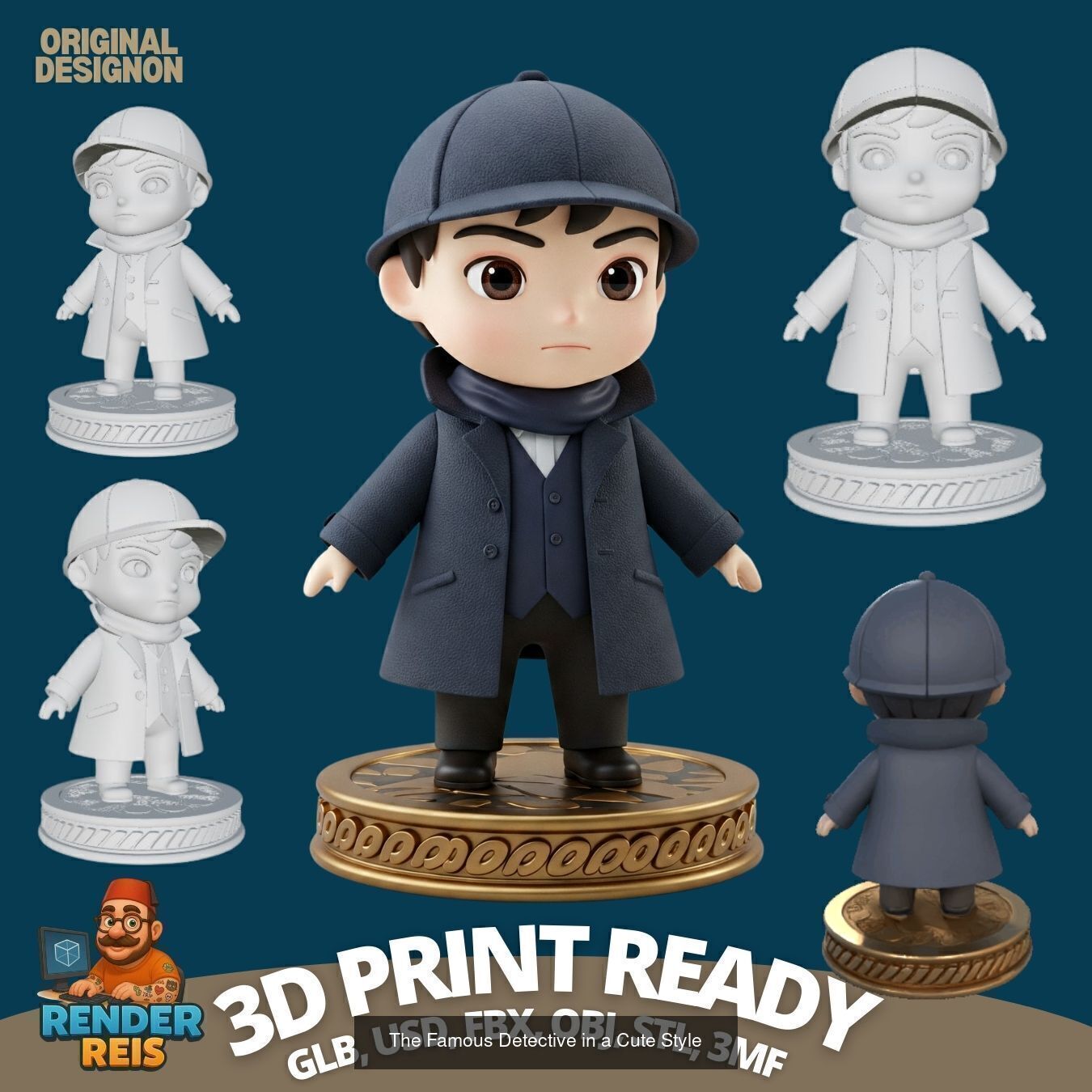 27 Mini Hero Figures  3D Printable Character Collection Set _18