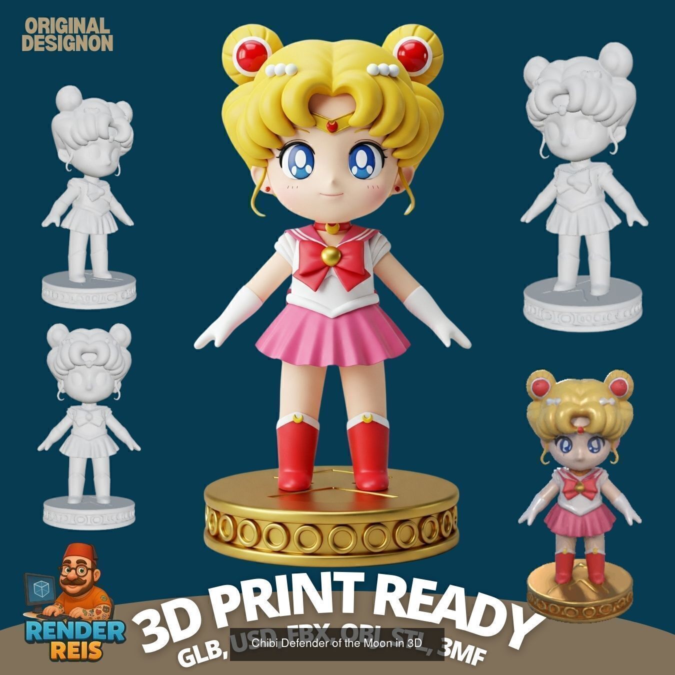 27 Mini Hero Figures  3D Printable Character Collection Set _6
