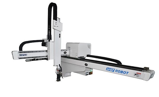 3 Axis Linear Robotic Arm Double Section Single Arm manipulator 3D model
