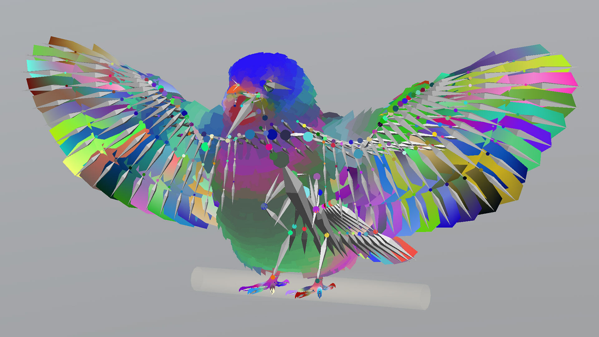 Eurasian Tree Sparrow 3D model_7