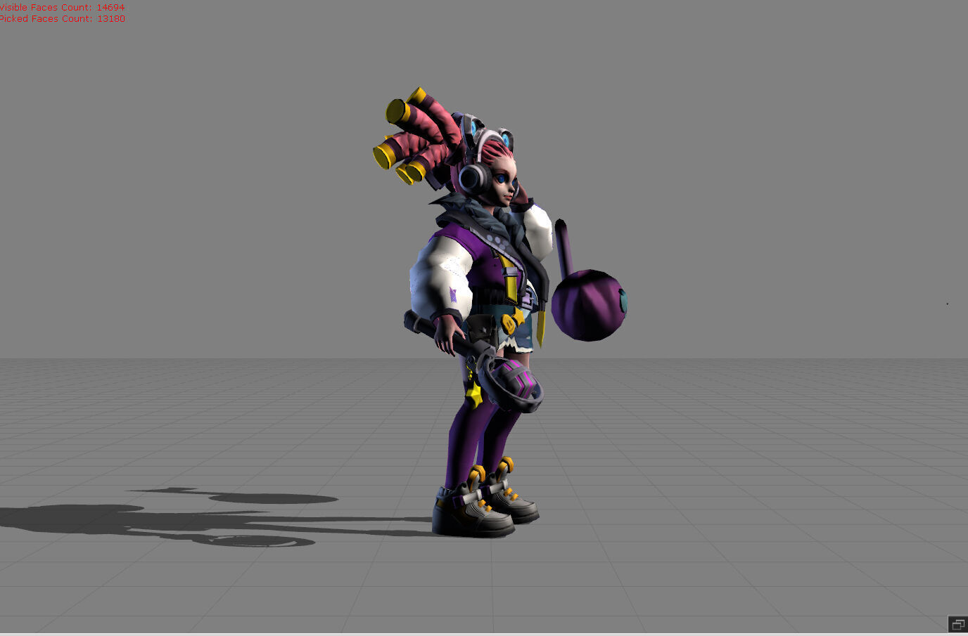 Lylia Future Star Low-poly 3D model_2