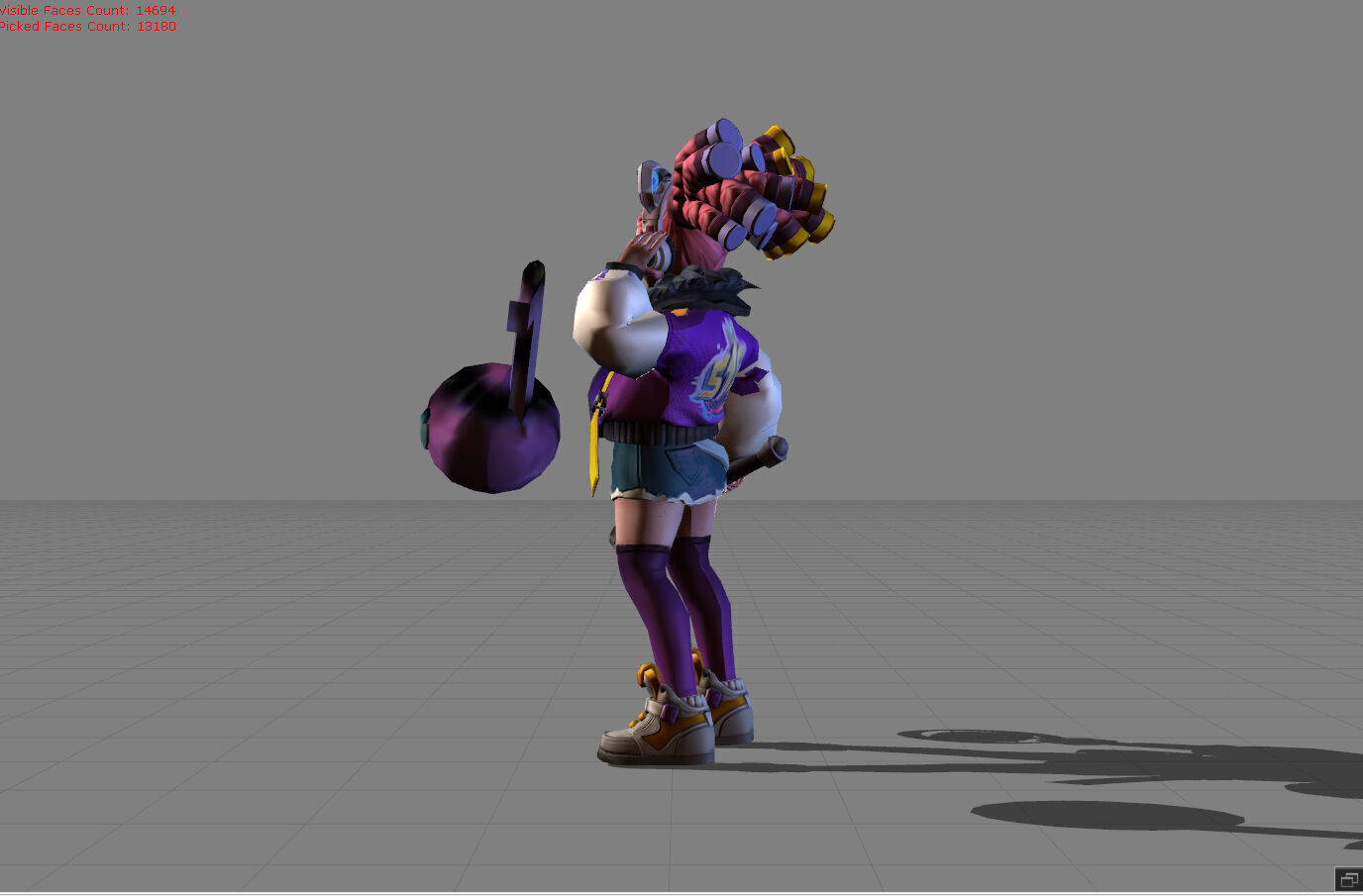 Lylia Future Star Low-poly 3D model_3