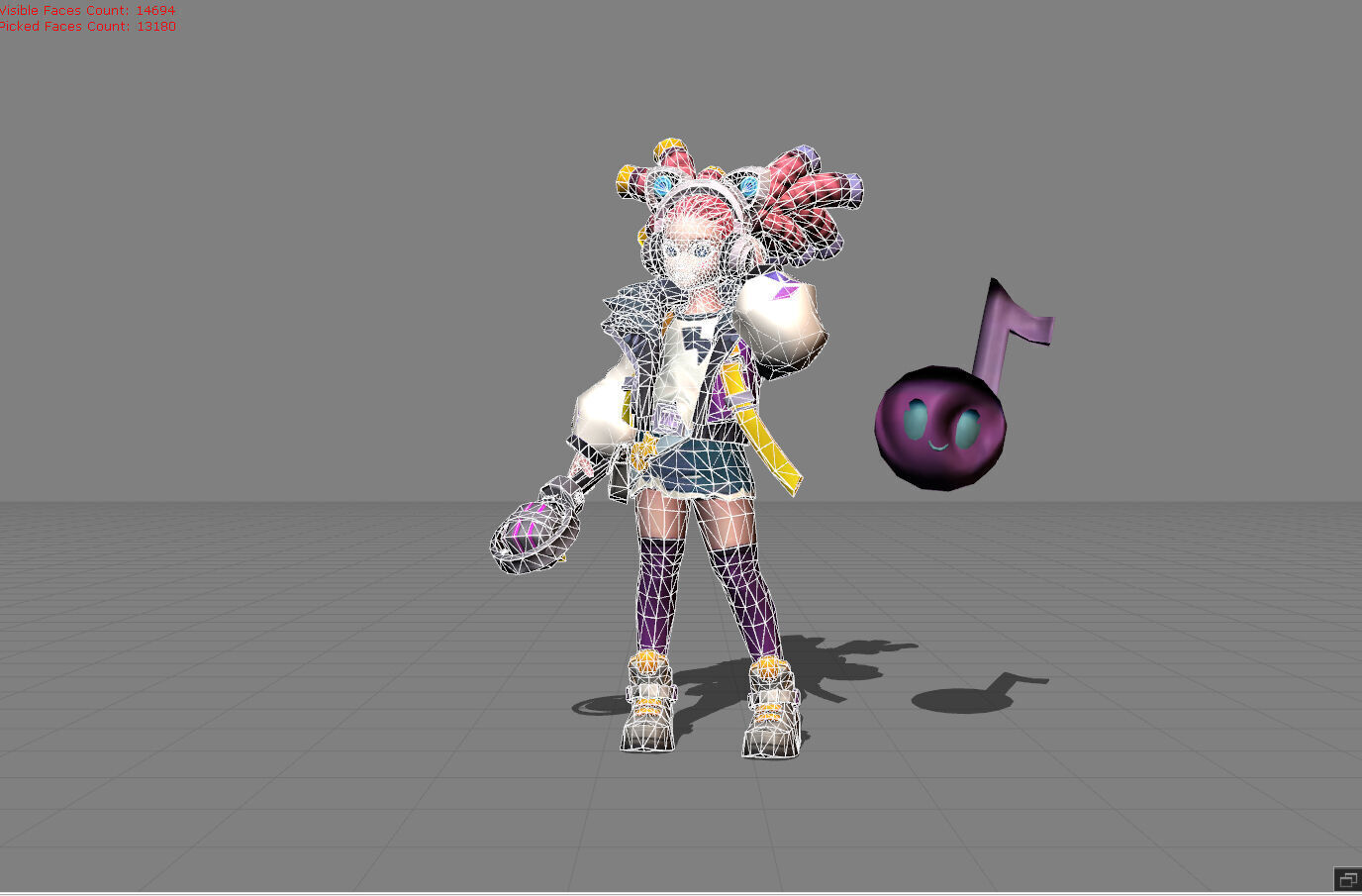 Lylia Future Star Low-poly 3D model_5