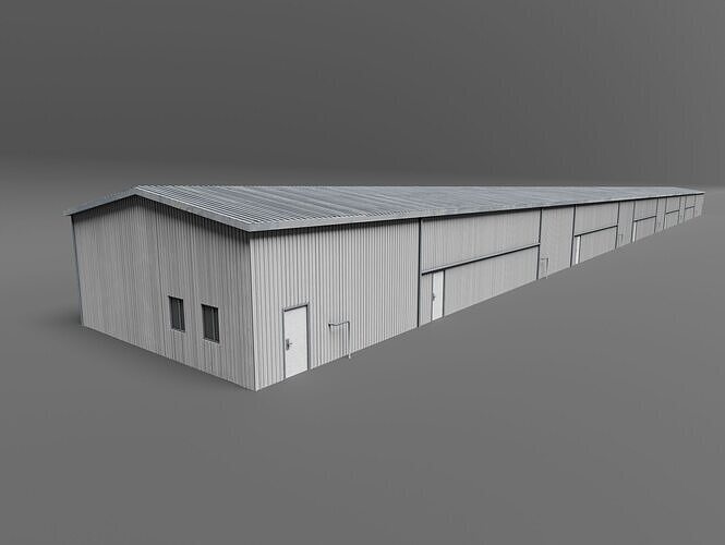 building07 Low-poly 3D model