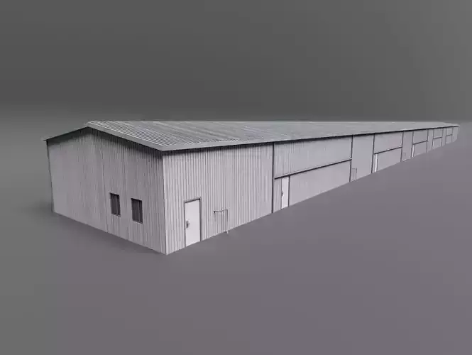 building07 Low-poly 3D model