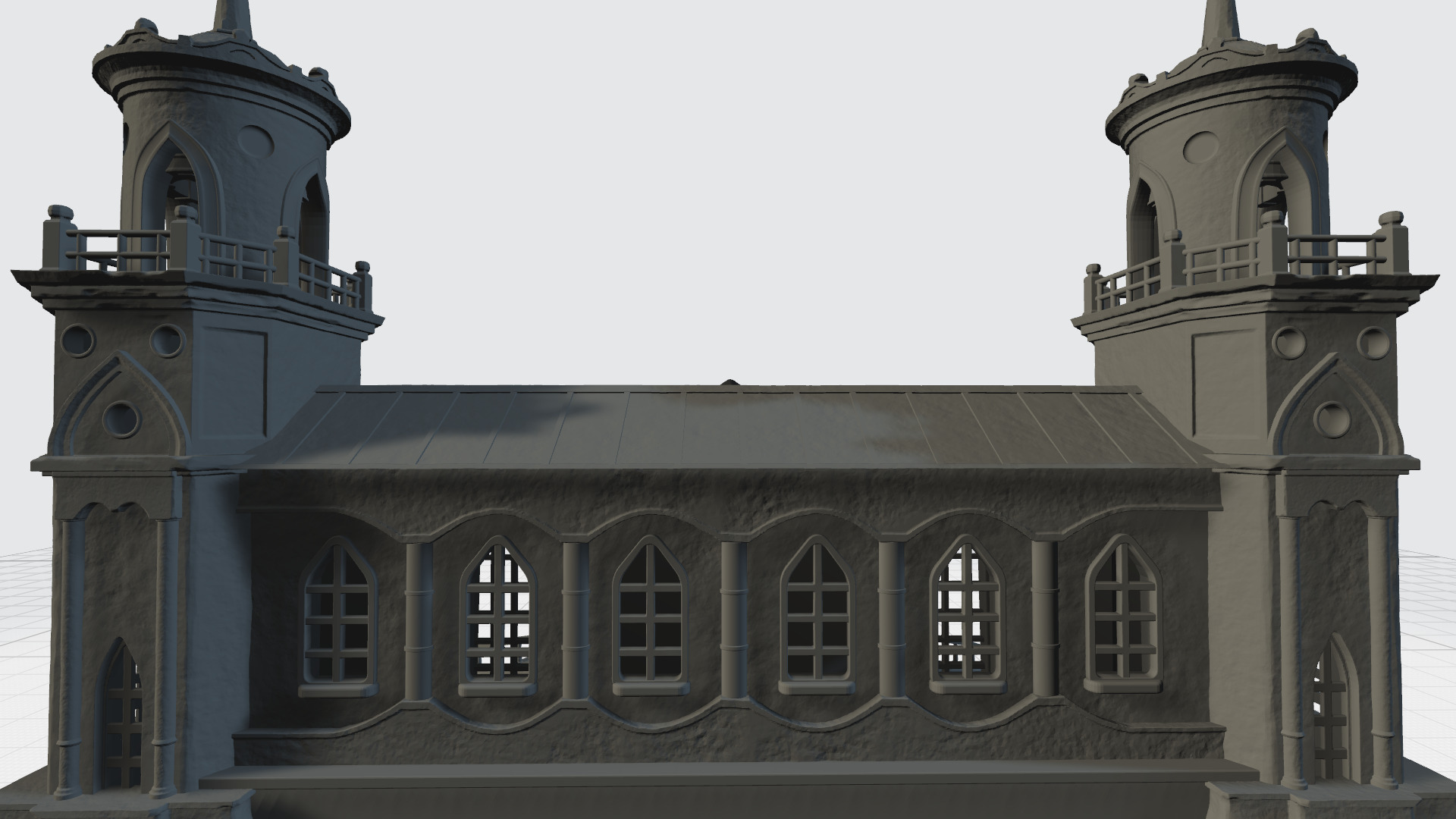 Castle 3D print model_14