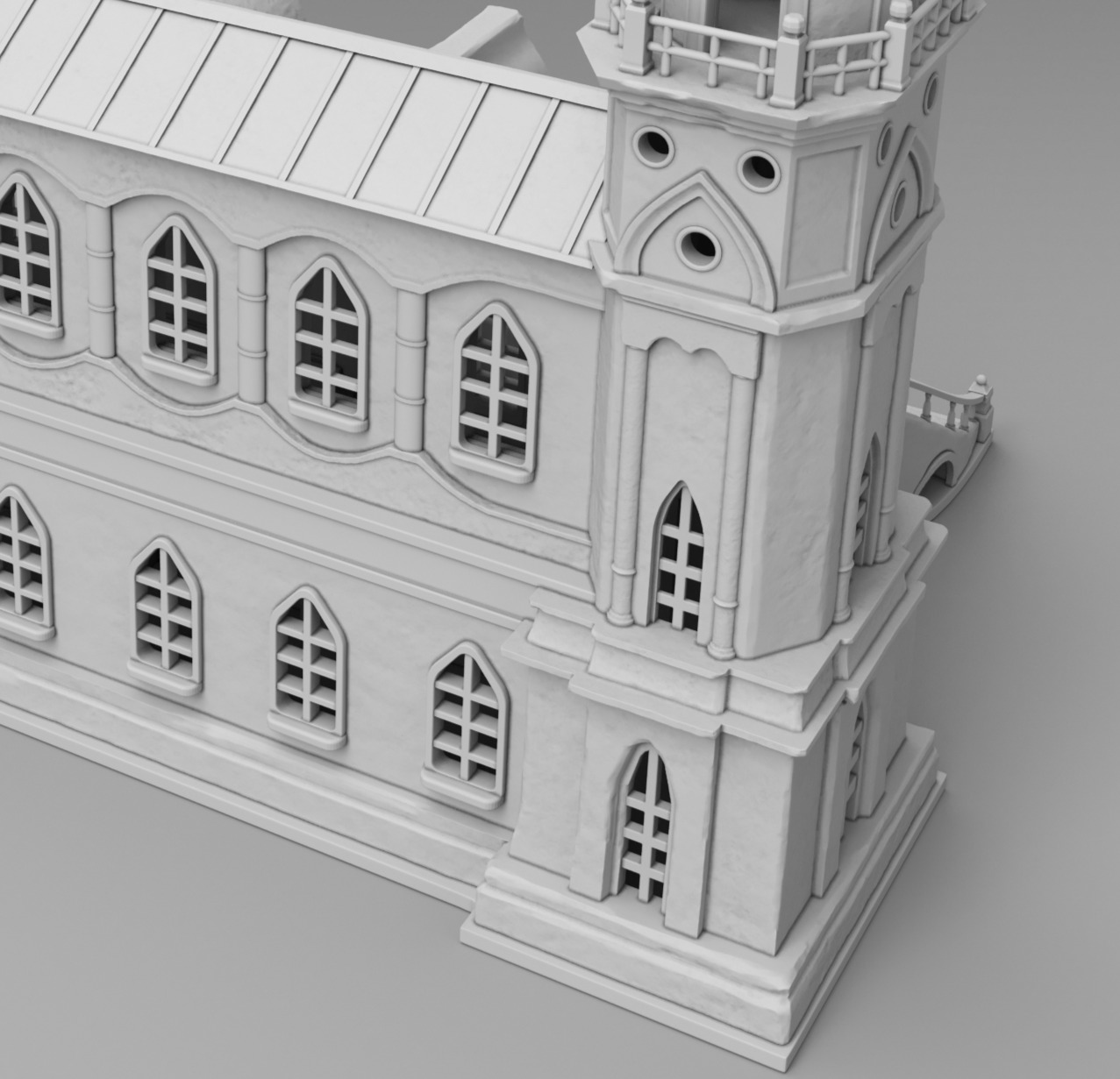 Castle 3D print model_9