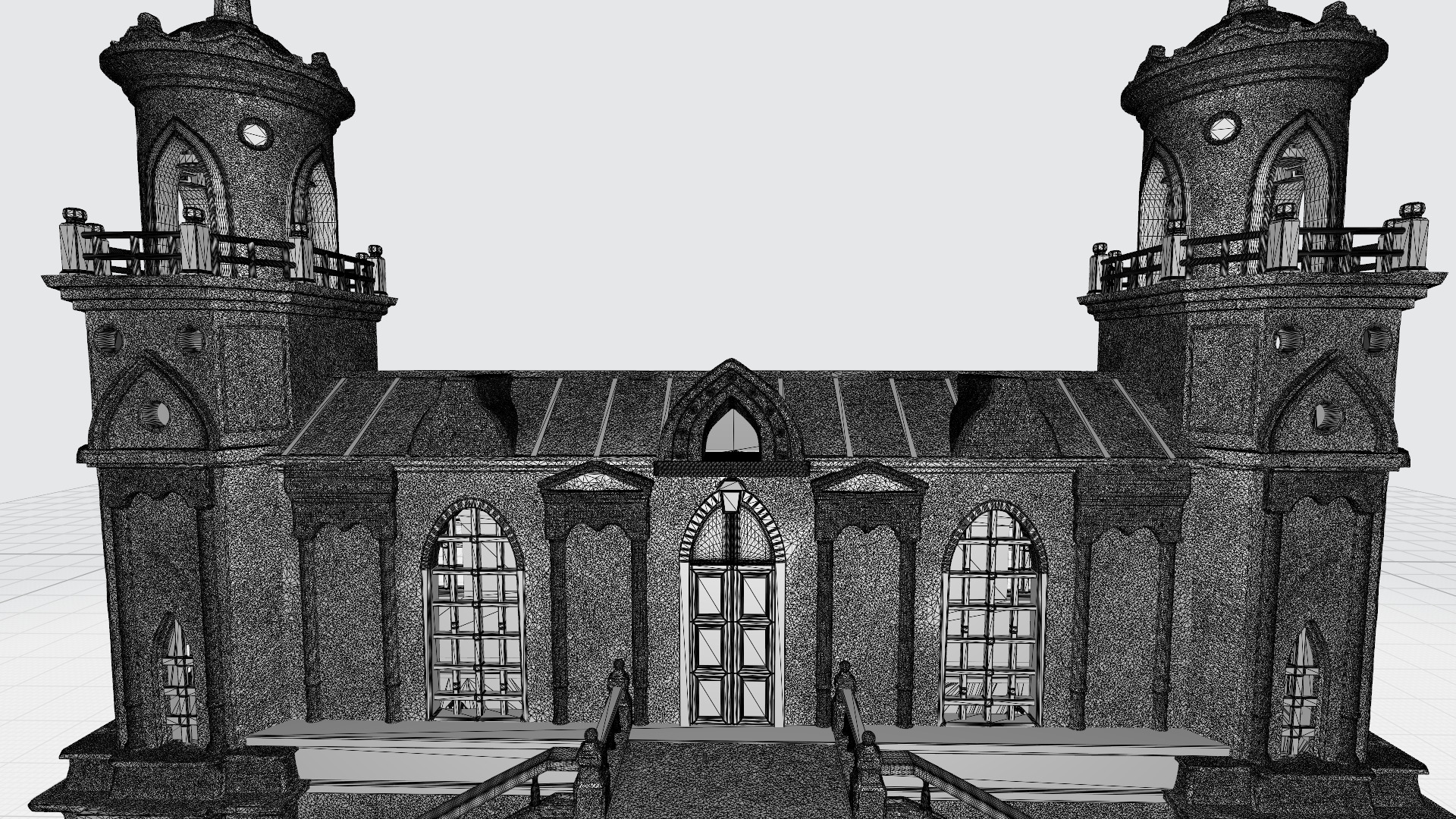 Castle 3D print model_13