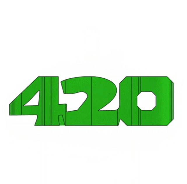 Text Flip Ovni - 420 UFO 3D print model_2