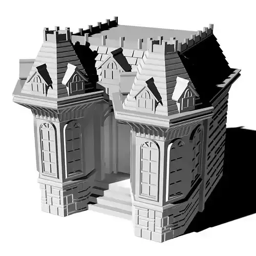 Victorian house model - Elizabeth 3D print model
