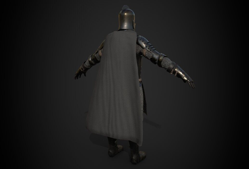 House Arryn Guard - Game of Thrones Low-poly 3D model_5
