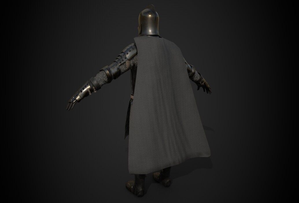 House Arryn Guard - Game of Thrones Low-poly 3D model_4