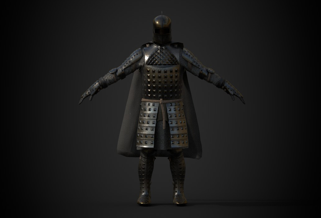 House Arryn Guard - Game of Thrones Low-poly 3D model_2