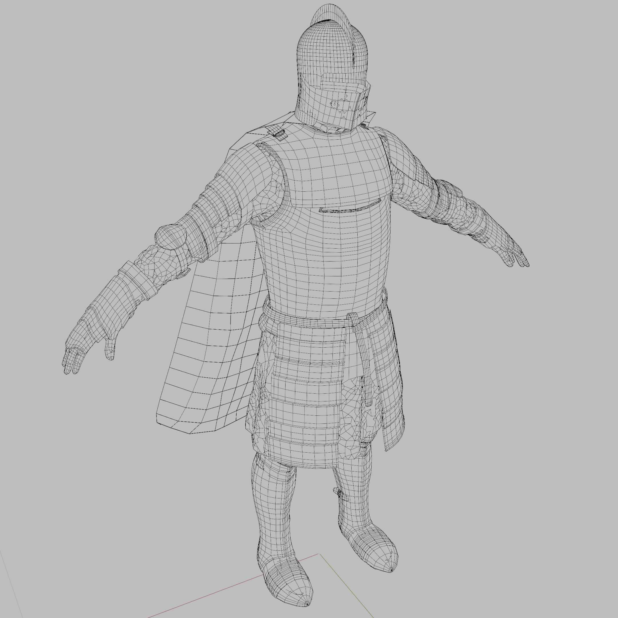 House Arryn Guard - Game of Thrones Low-poly 3D model_6