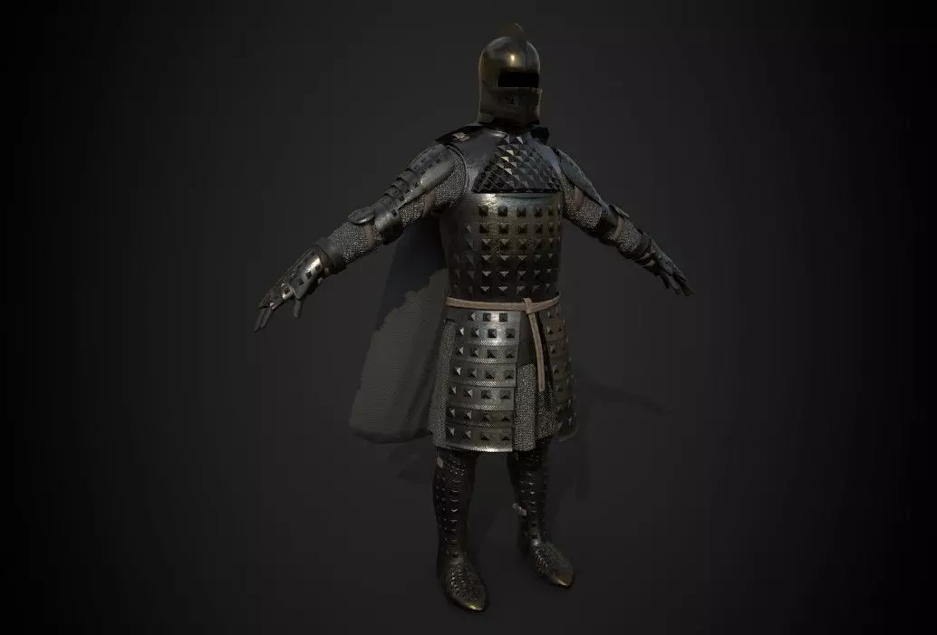 House Arryn Guard - Game of Thrones Low-poly 3D model_0