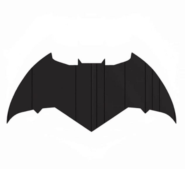 Batman vs Superman Text Flip Keychain 3D print model_1