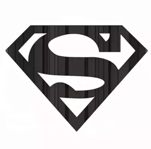 Batman vs Superman Text Flip Keychain 3D print model