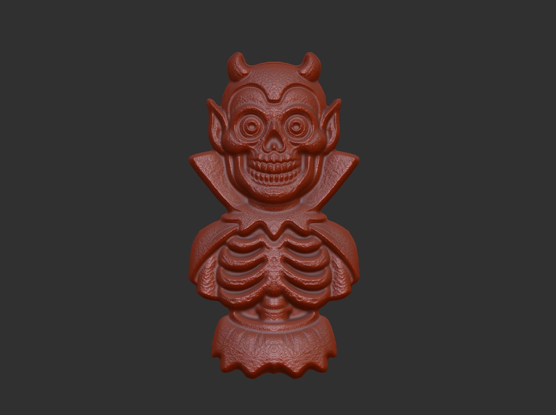 devil scary monster cnc doubleside model 3D print model_11