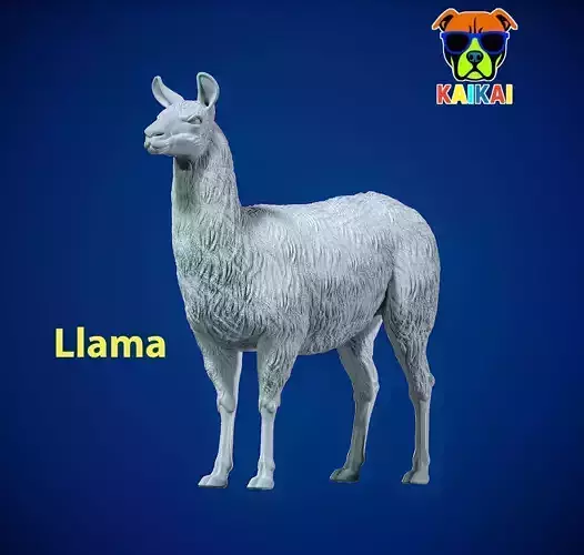 Llamas model - camel statue - 3D print