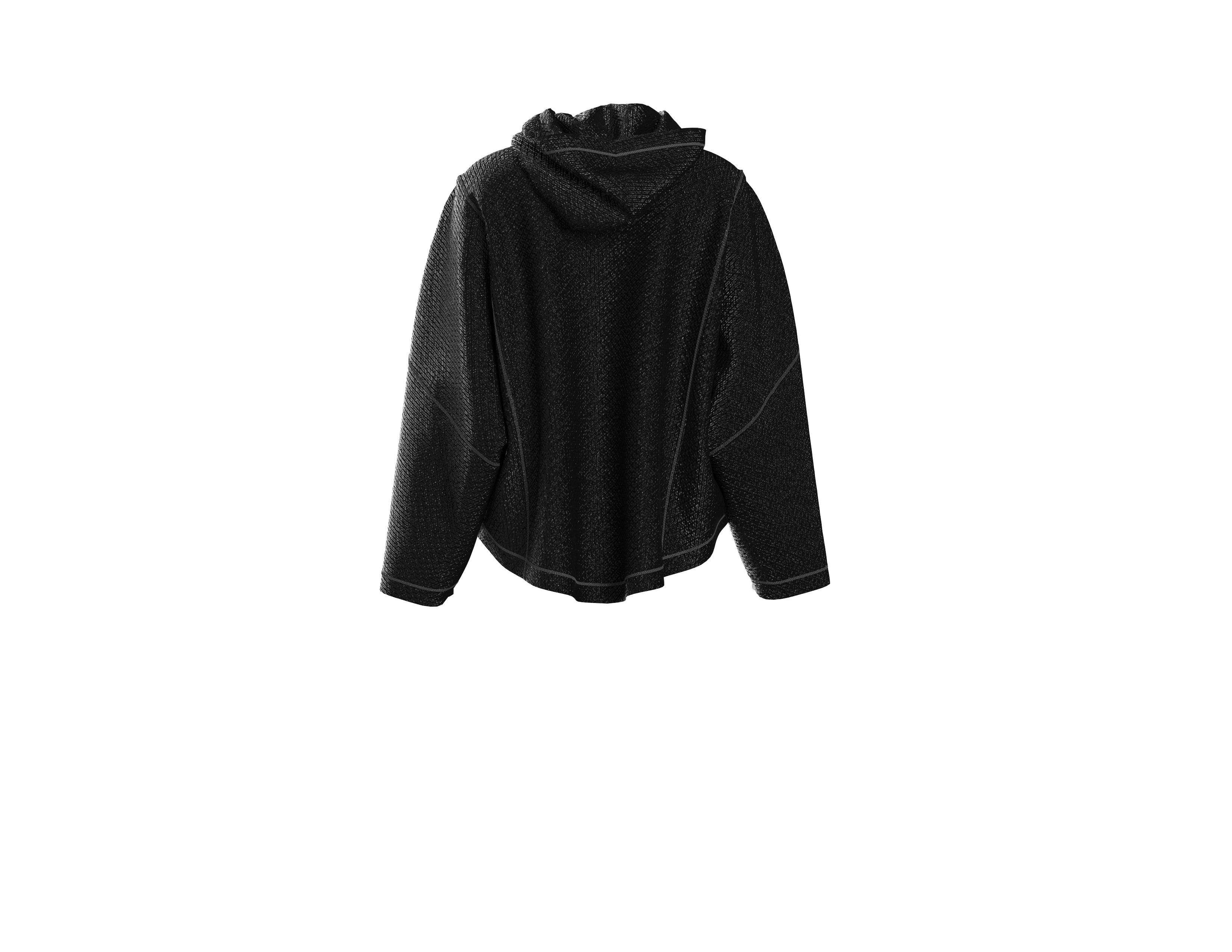 88 hoodie pattern 3D print model_5
