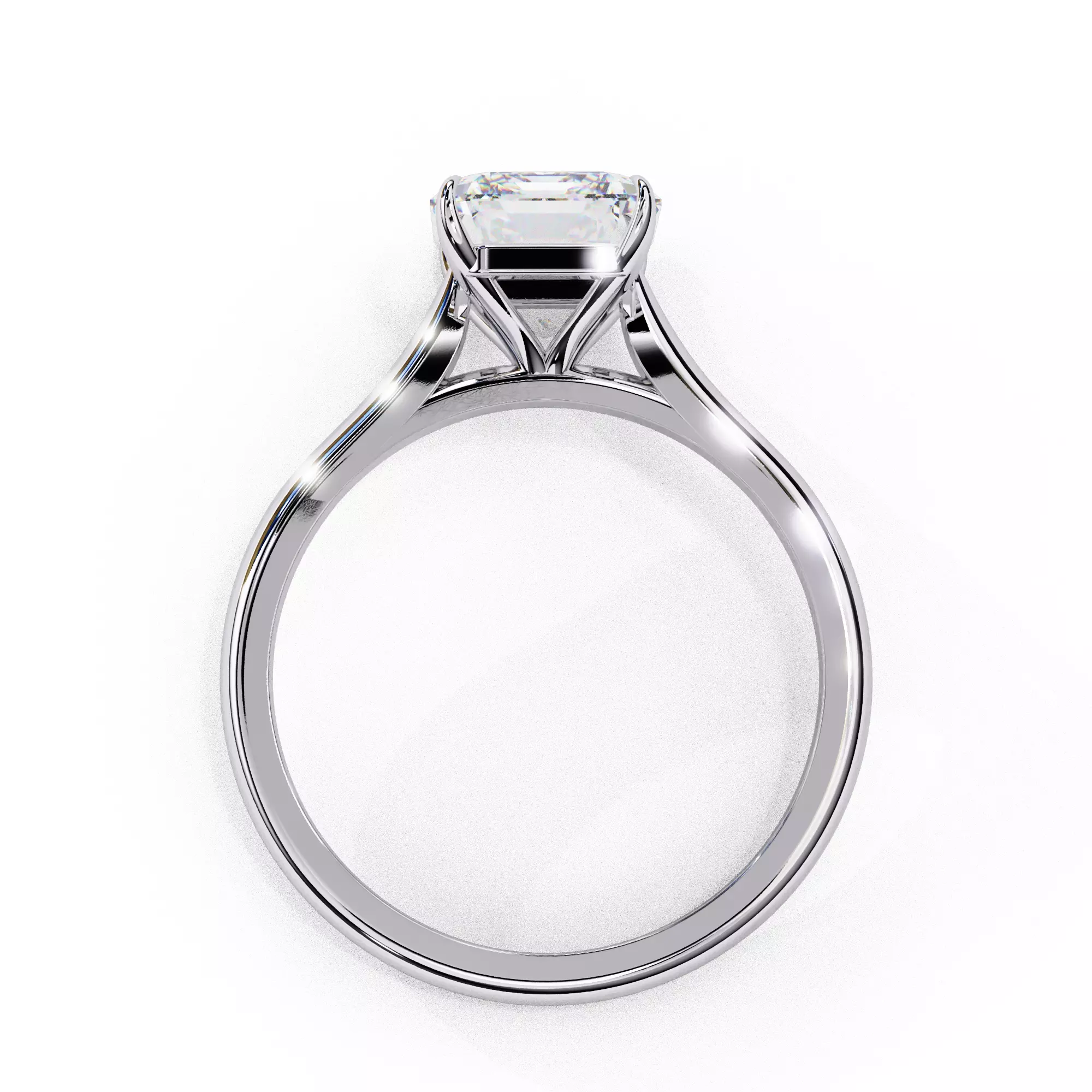 ROUND DIAMOND RING -CAD-030 3D print model