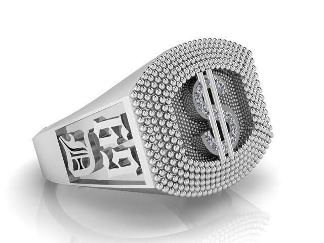 ANILLO SIMBOLO PESO  3D model