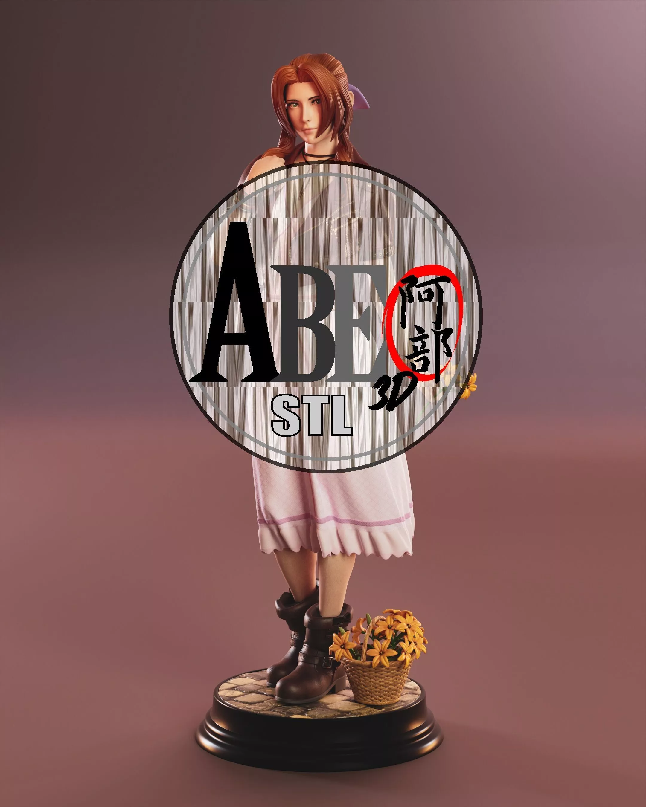 Aerith 3D print model