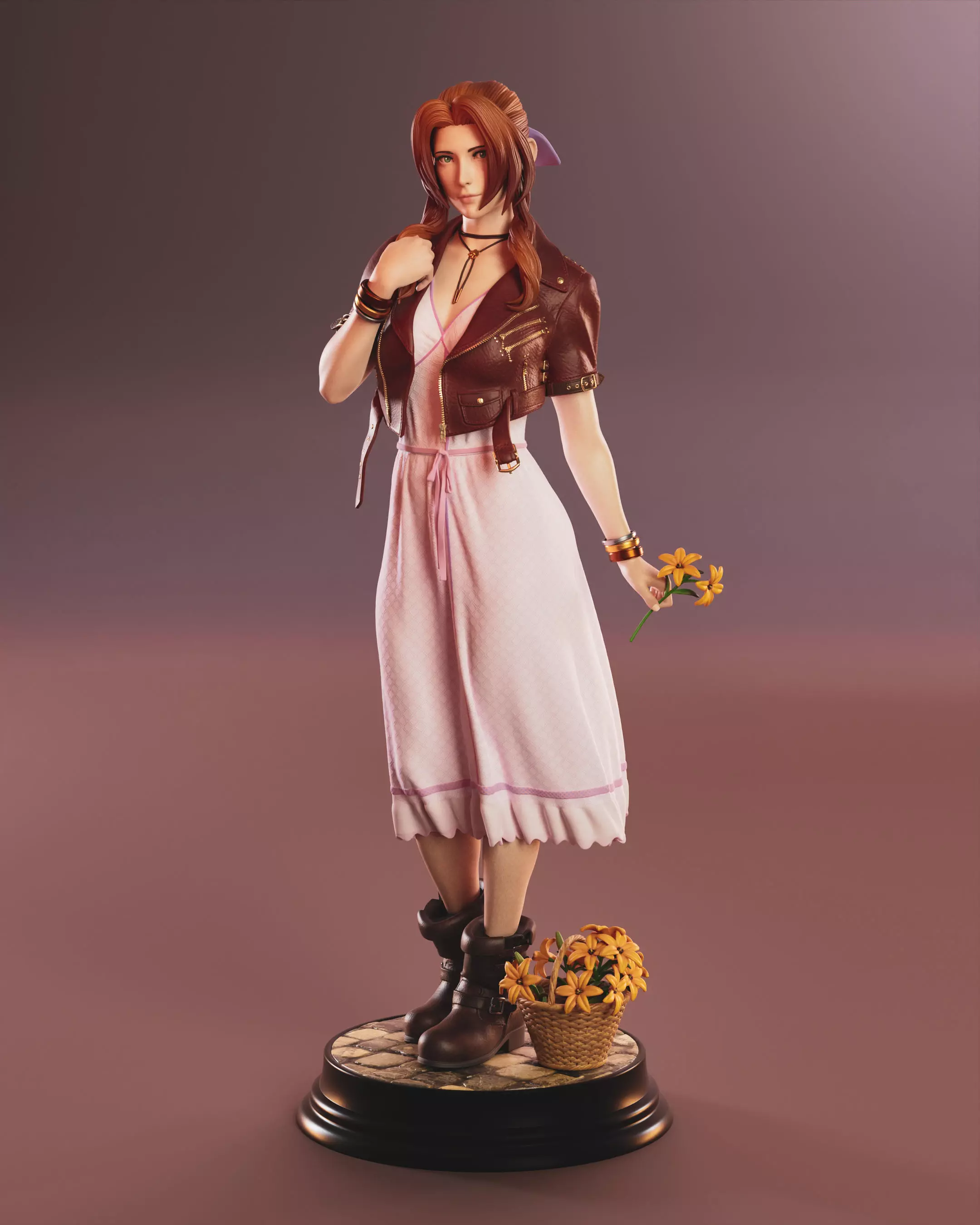 Aerith 3D print model
