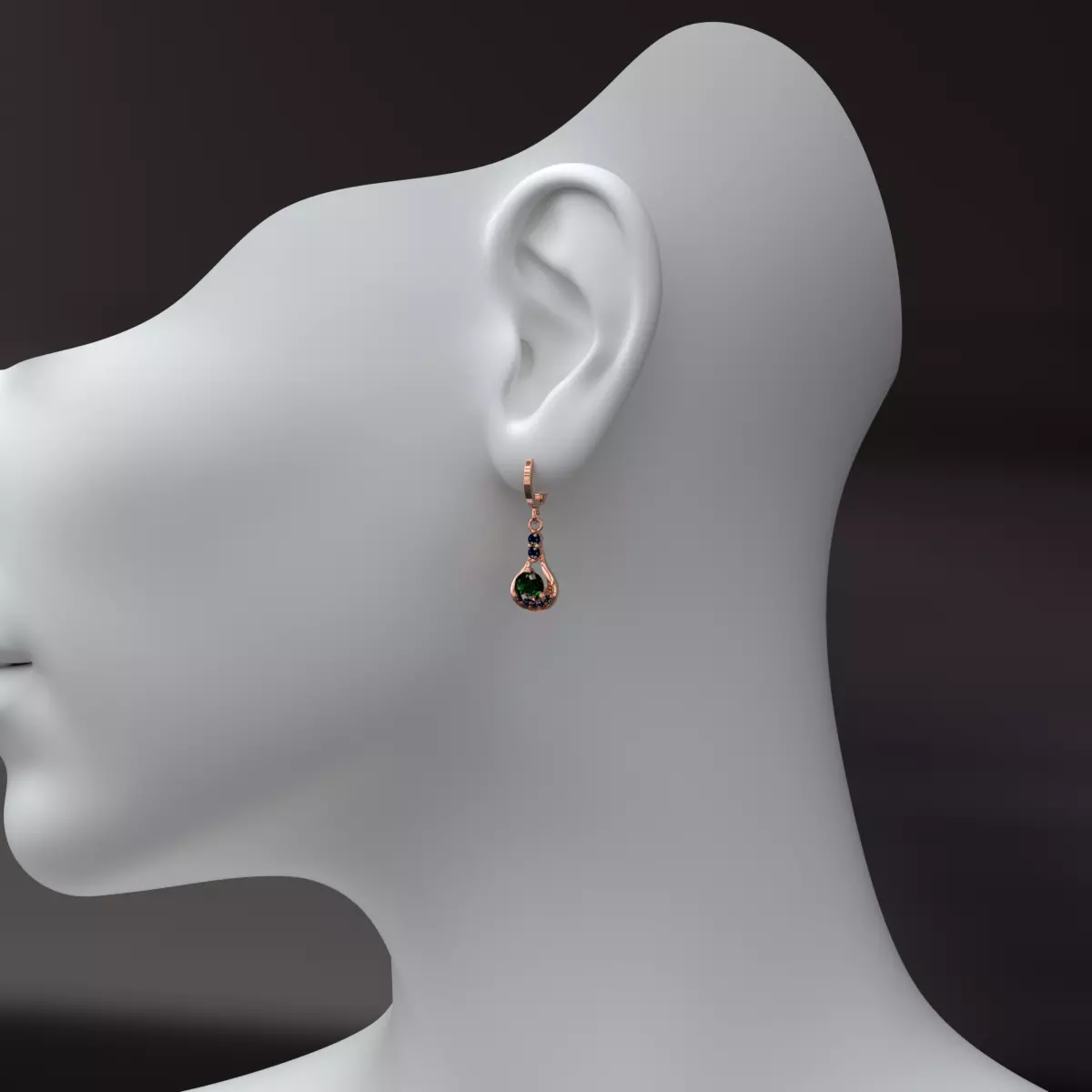 Earring 4768 Free 3D print model