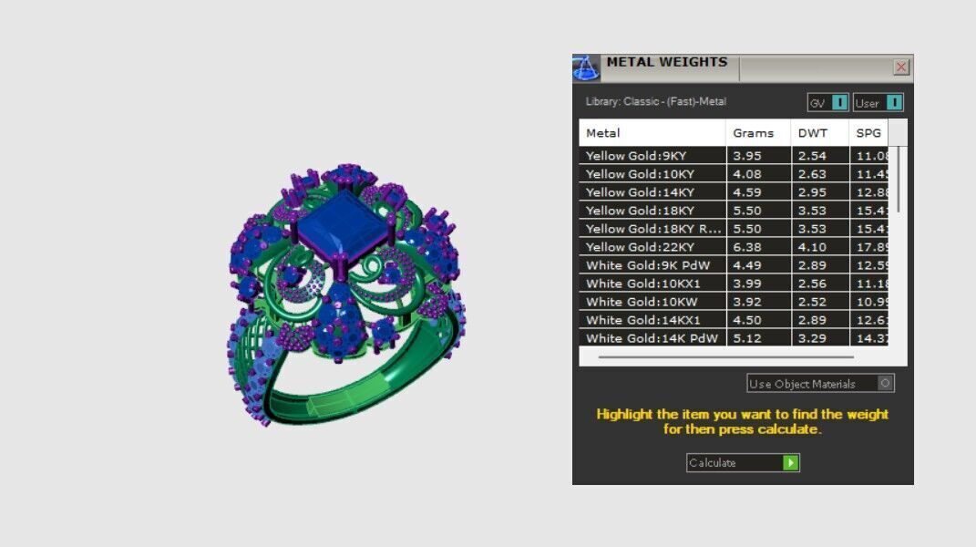 Rings 3D print model_4