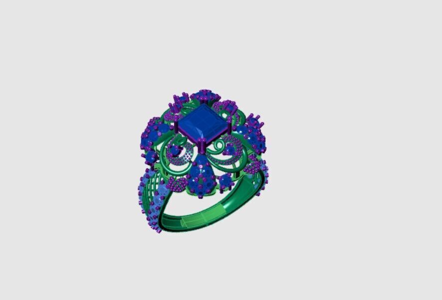 Rings 3D print model_2