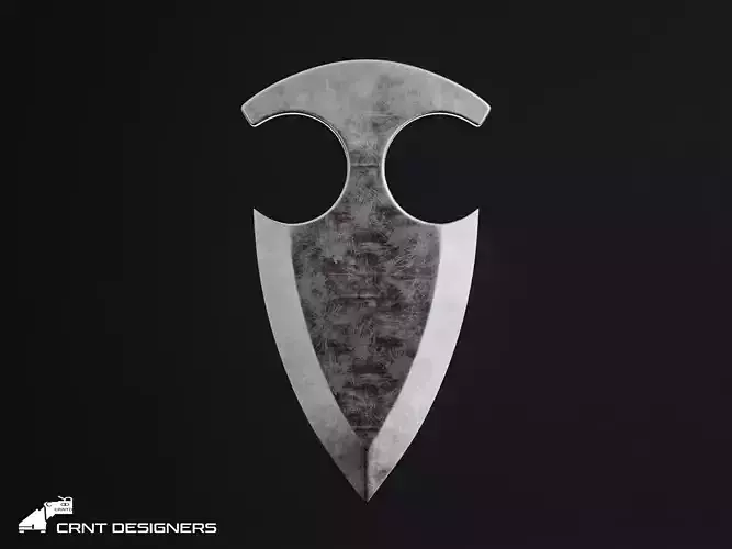 Push Dagger Knife 3D model