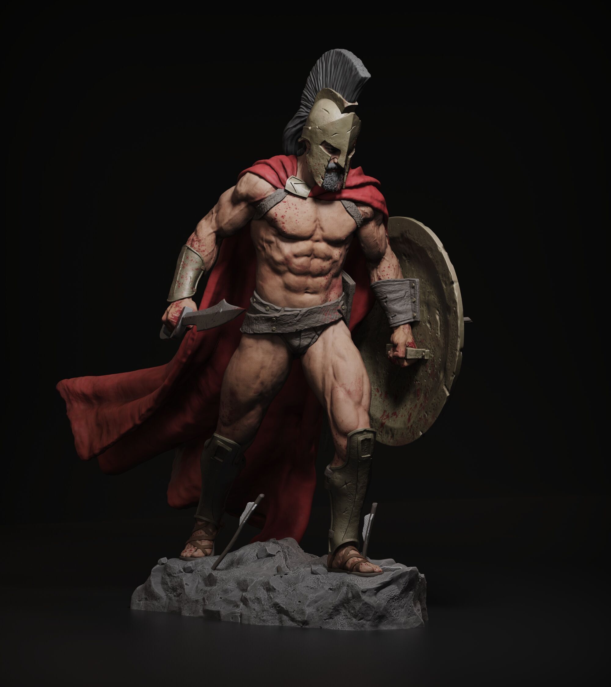 King Leonidas 3D print model_2