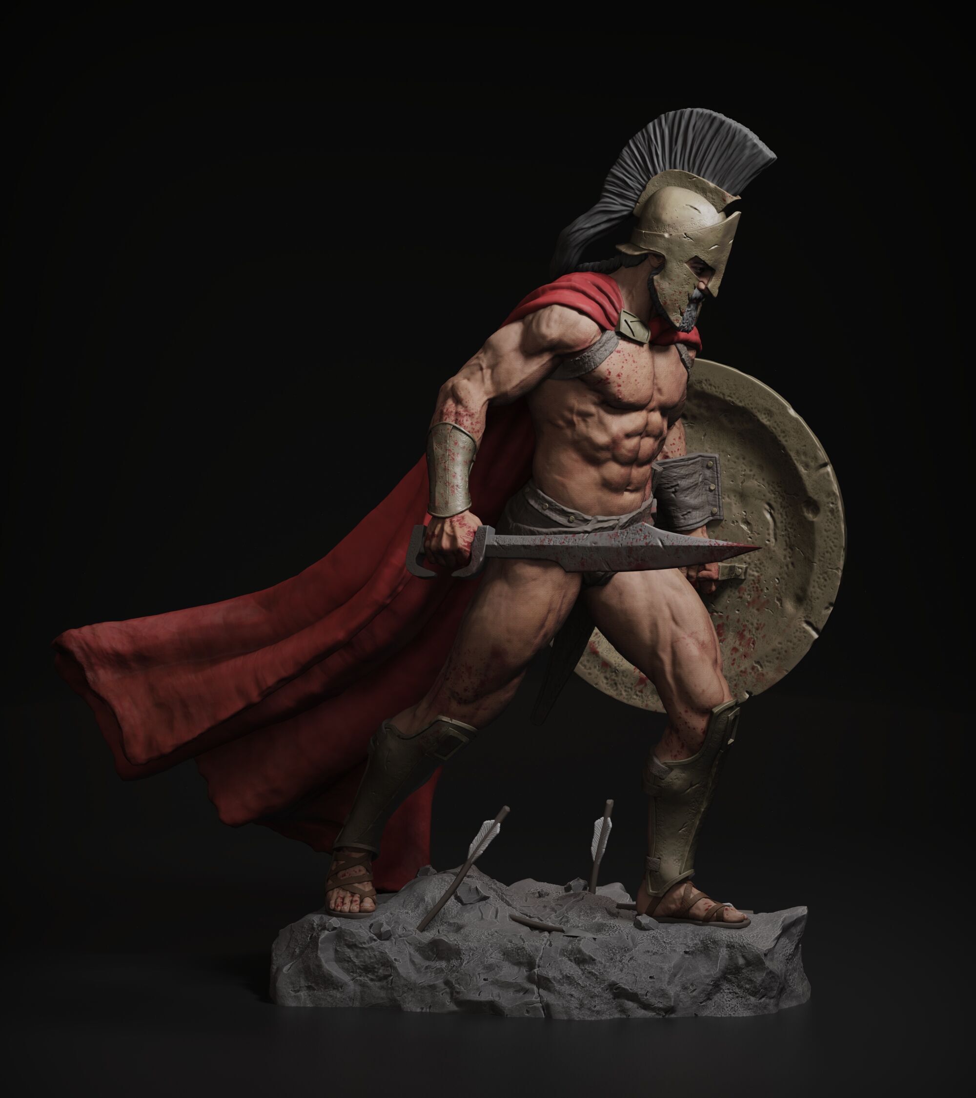 King Leonidas 3D print model_1