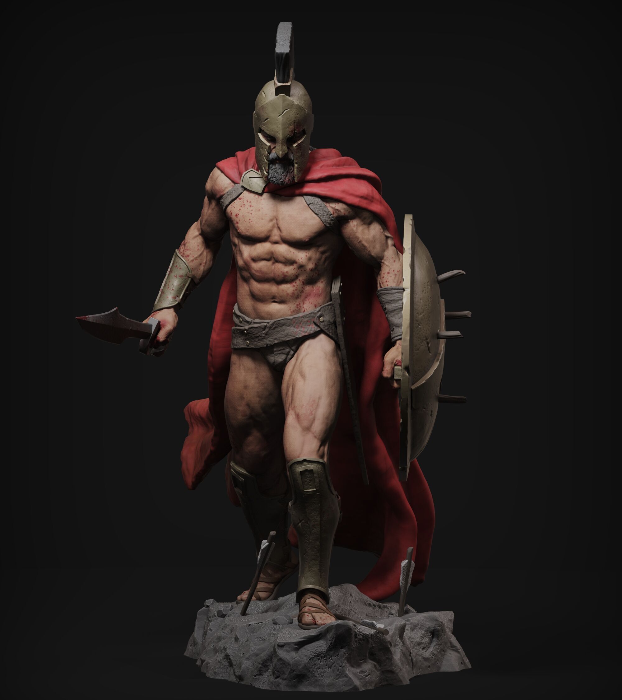 King Leonidas 3D print model_3