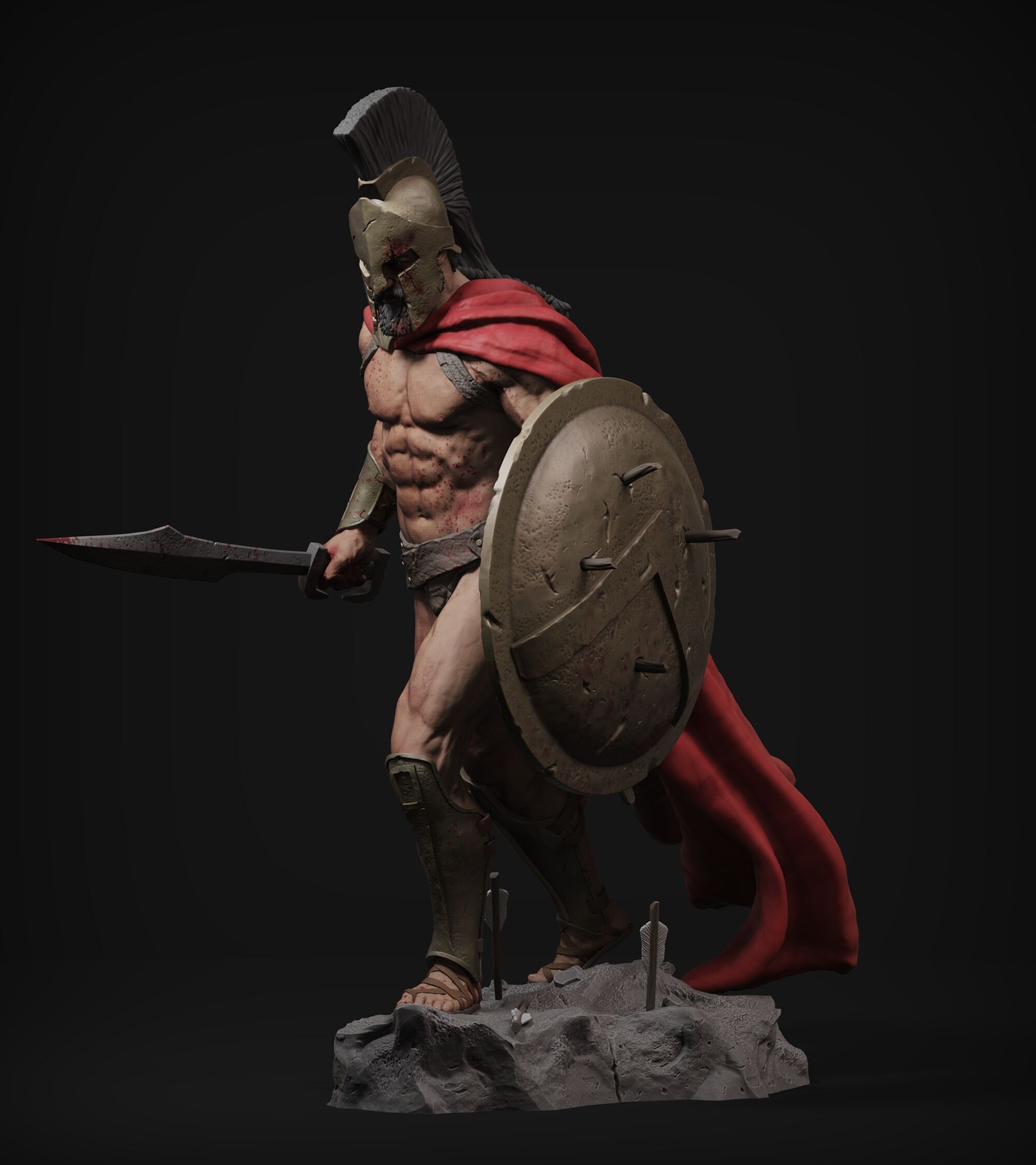 King Leonidas 3D print model_4