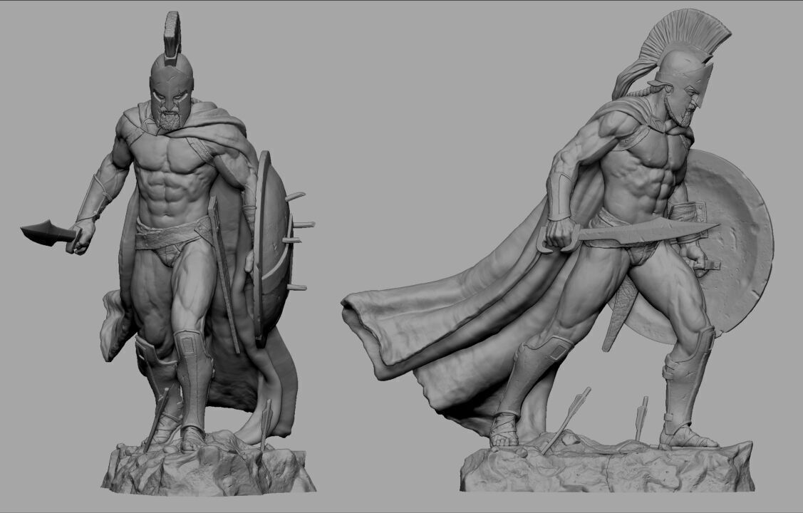 King Leonidas 3D print model_8