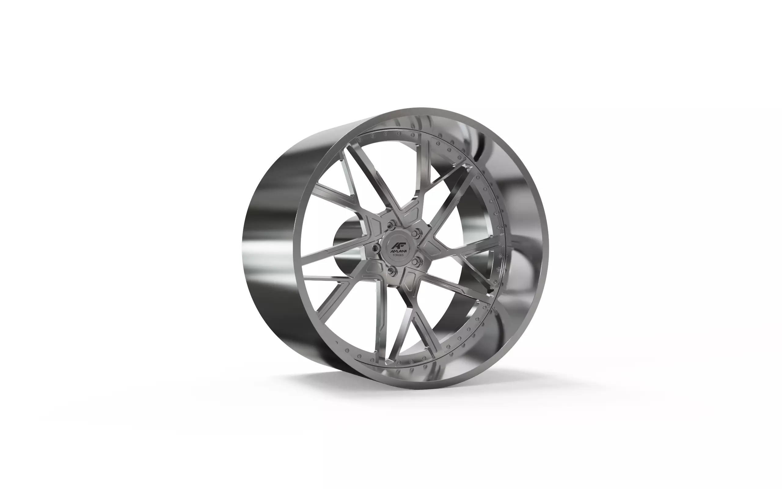  AMANI FORGED Pura ORIGINAL  wheel 3D print model_0