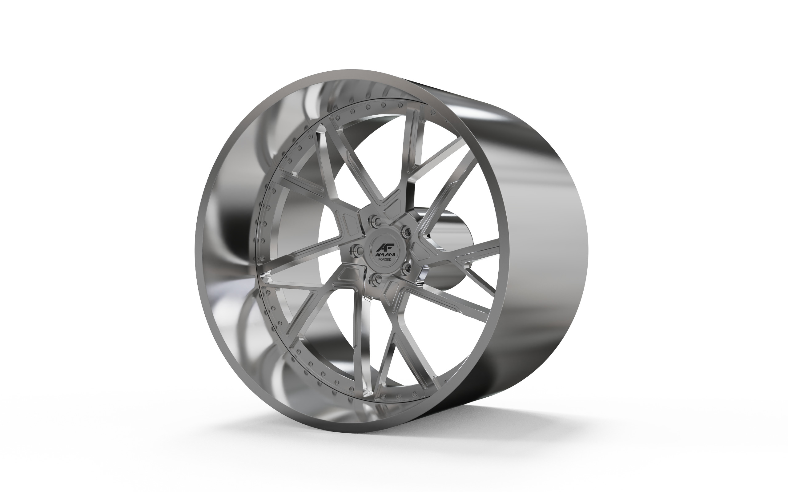  AMANI FORGED Pura ORIGINAL  wheel 3D print model_1