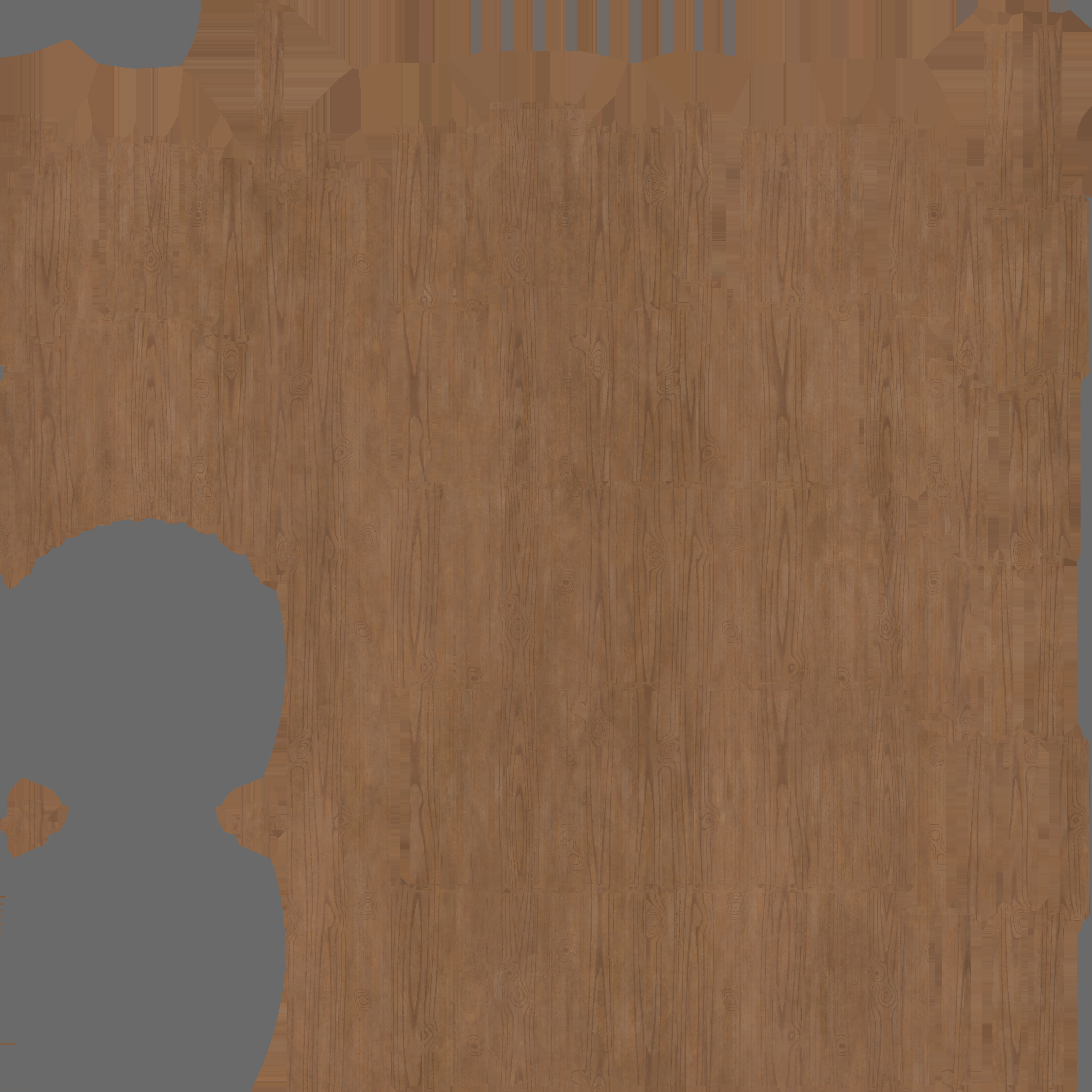 Wooden Round Coffee Table 3D Model Low-poly 3D model_12