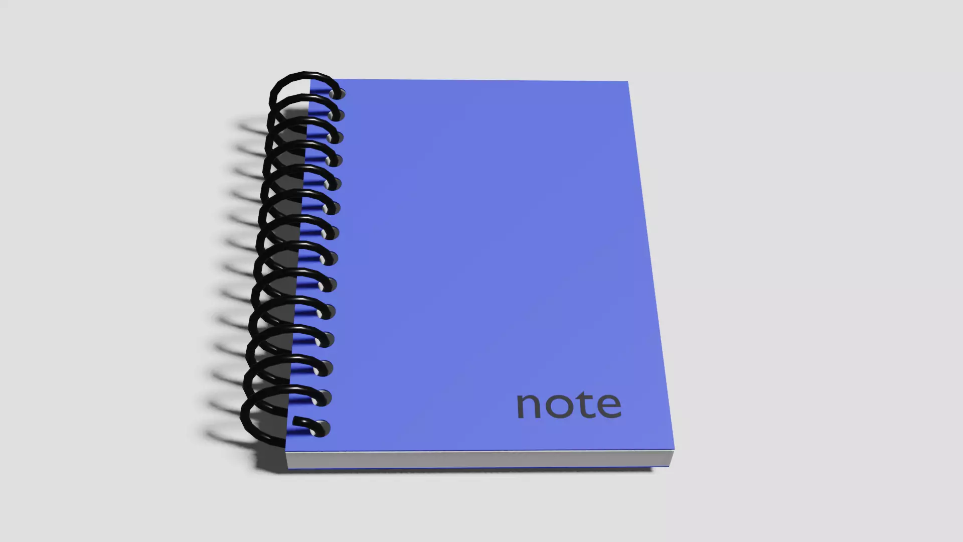 notepad 3D model