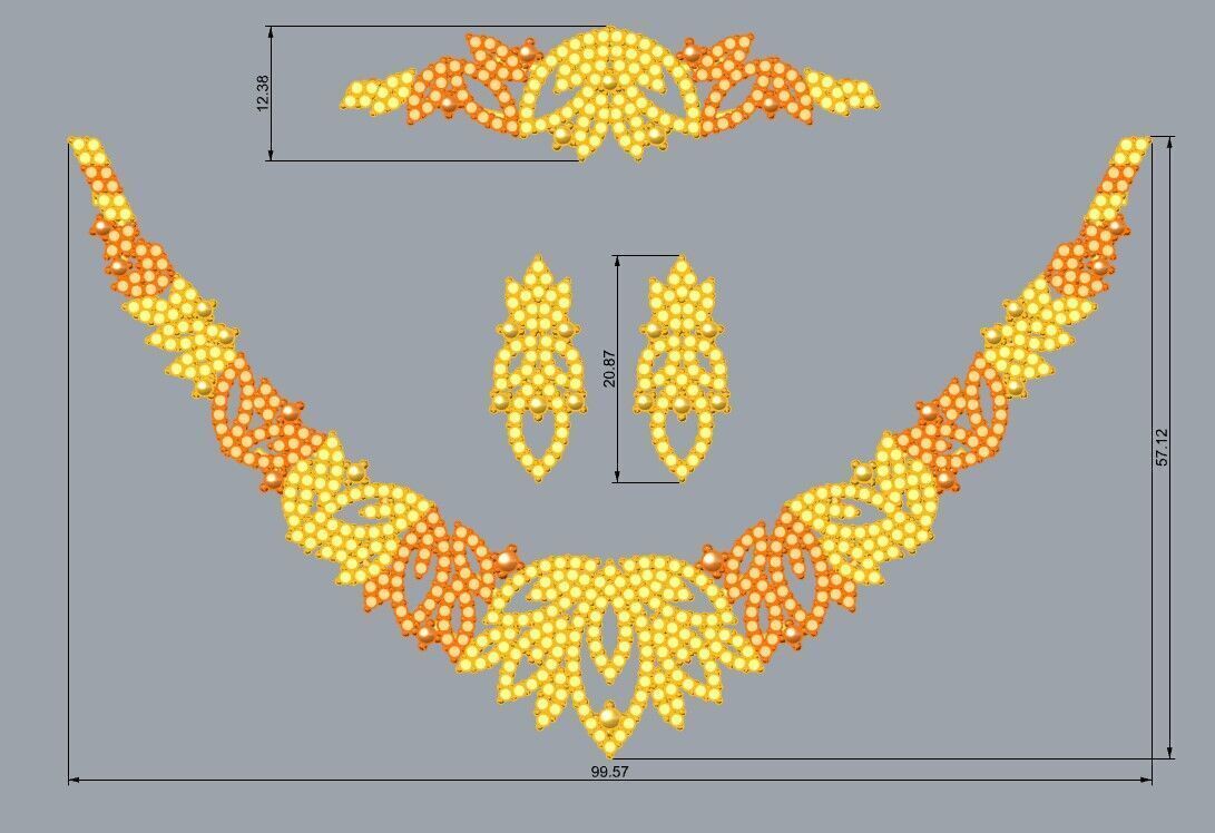 Gold Set  3D print model_2